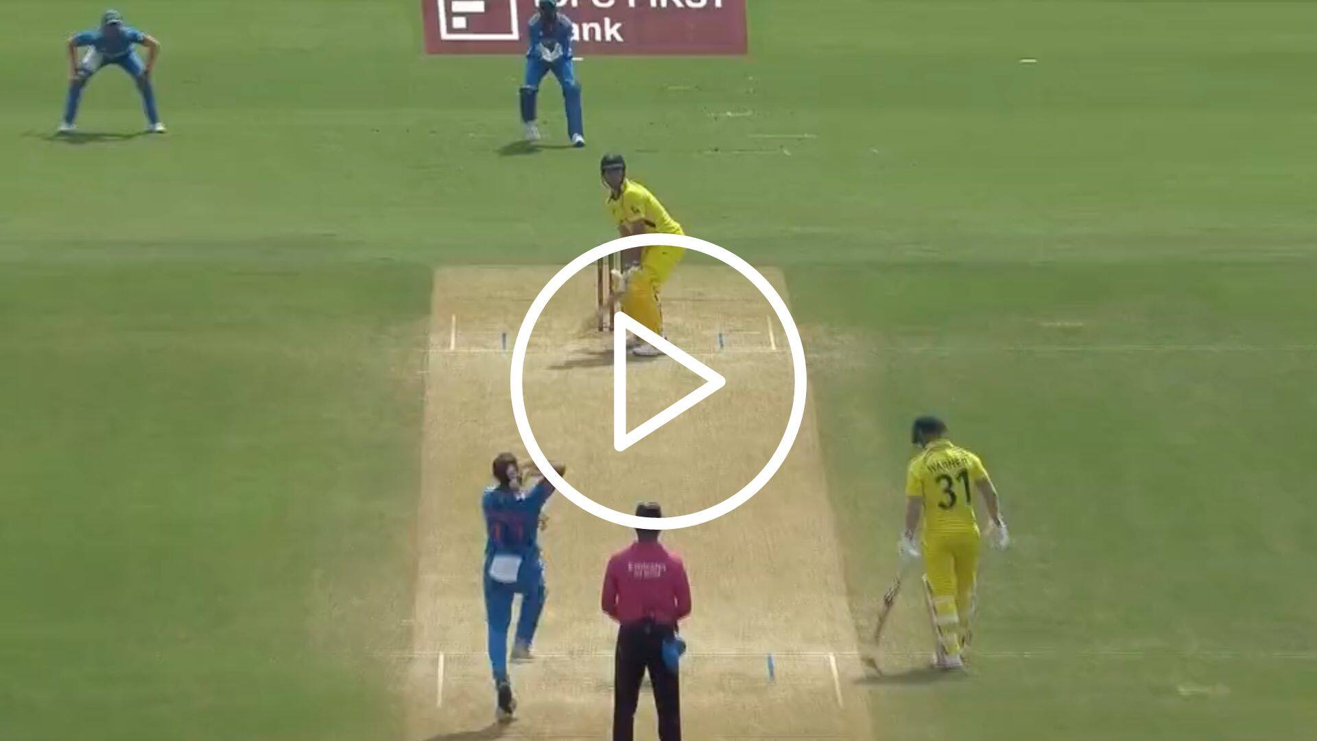 [Watch] Mohammed Shami Strikes Early, Gets Mitchell Marsh With A Beauty